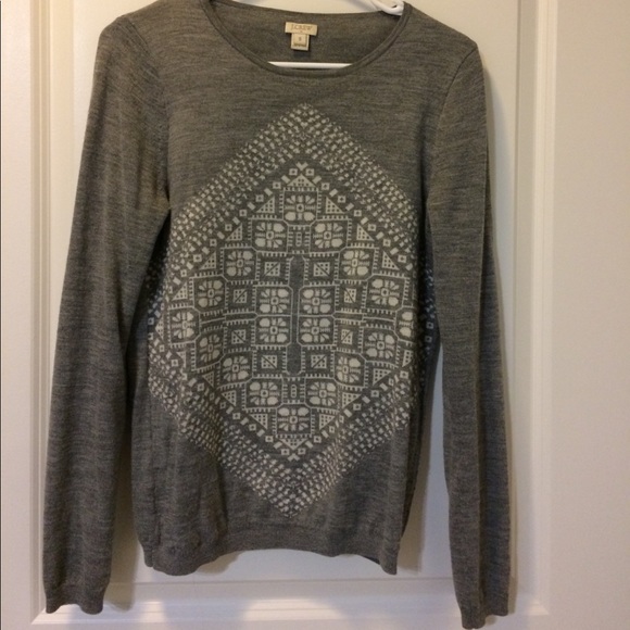 J. Crew Sweaters - [jcrew] grey Merino wool sweater